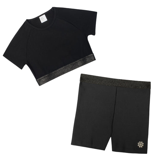 Lurex Tee Set