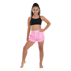 Kim Boxing Style Cotton Shorts - Pink