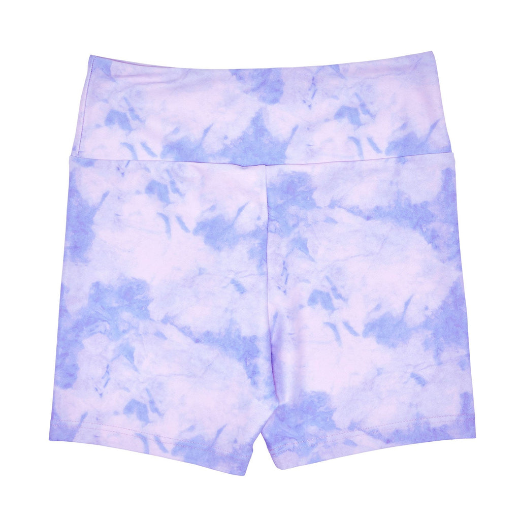 Flo Activewear Teen Mid Length Bike Short in Pastel Mood Print