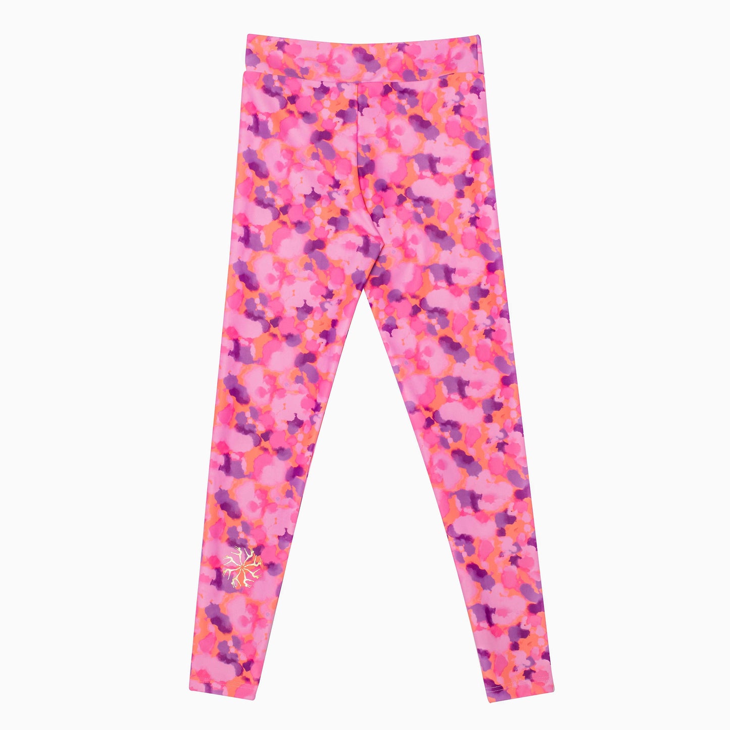 Flo Active Girls Long Legging in Pumped up Paint Print