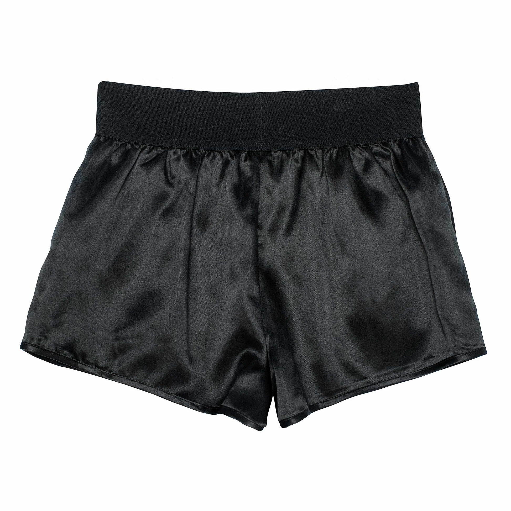 Flo Active Girls Satin Boxer Short in Black