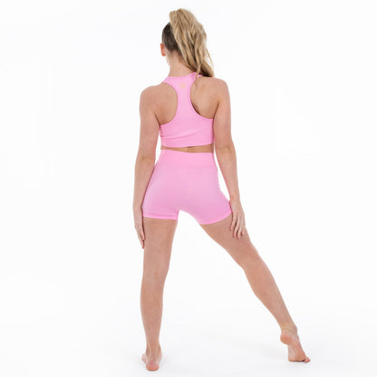 Flo Active Teen Seamless Crop Tank in Candy Pink