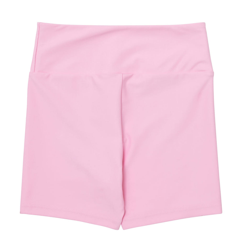 Flo Activewear Teen Mid Length Bike Short in Candy Pink