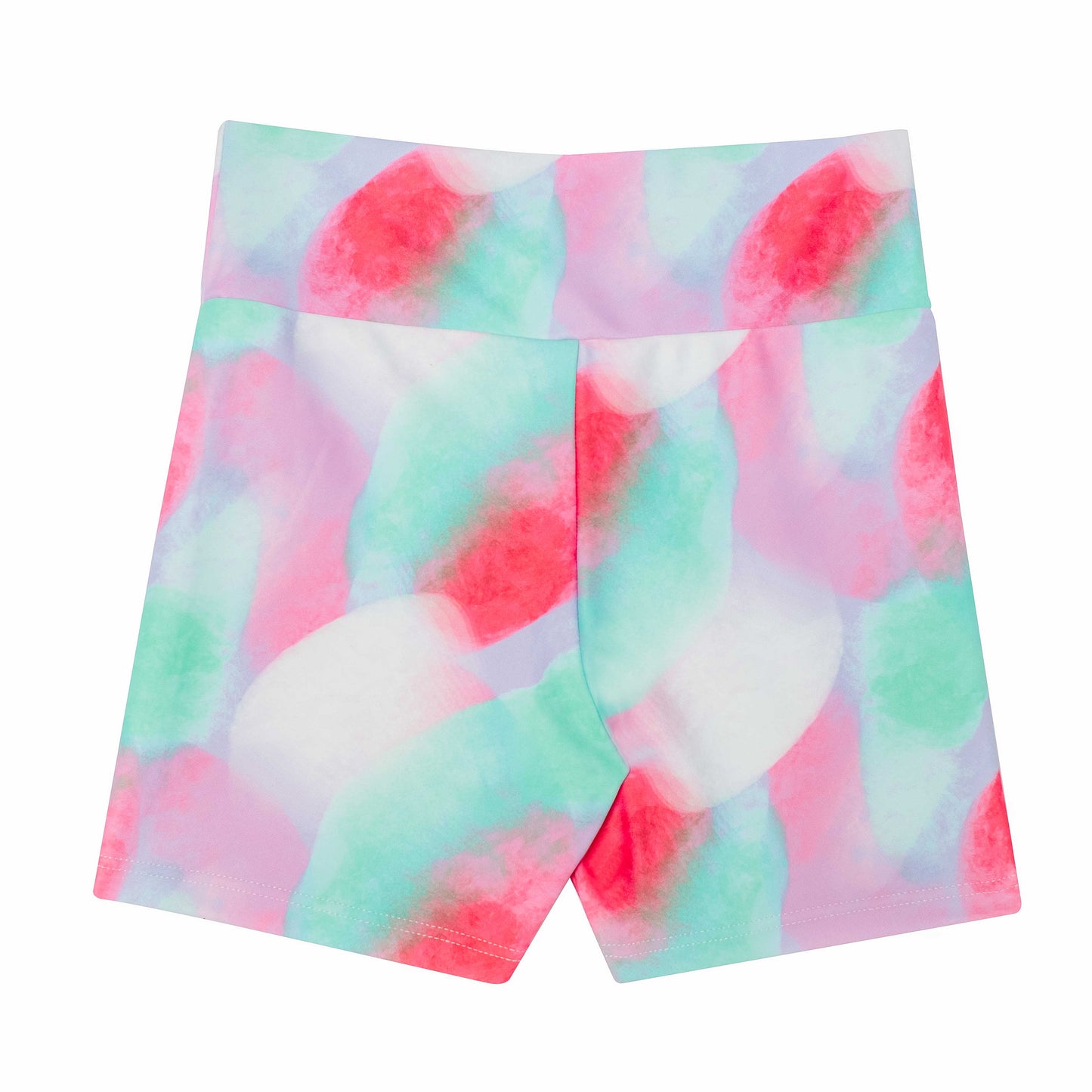 Flo Active Girls Mid Length Bike Short in Mod Future Print