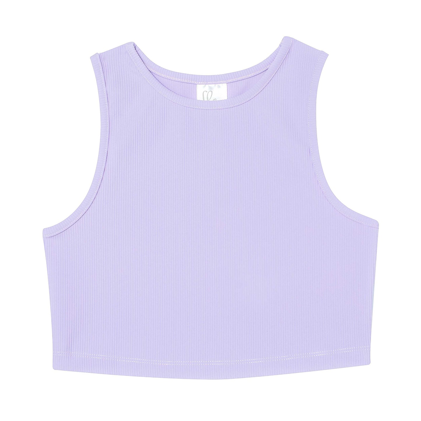 Flo Active Girls Lena Ribbed Cut Away Tank